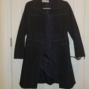 TAHARI Dark blue blazer suit jacket